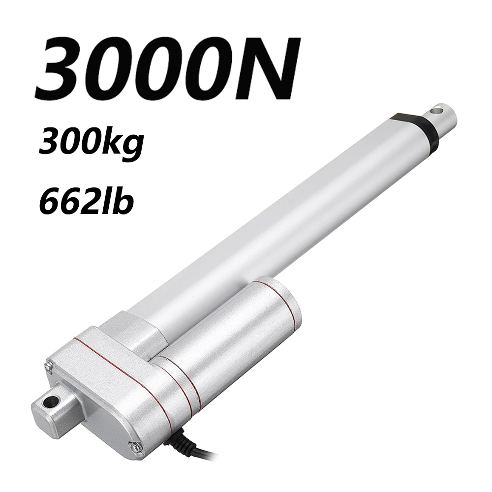DC 12V 24V 3000N  Linear Actuator Adjustable Actuator Tor Opener Linear Actuator Motor 50MM-400MM 48W 4A