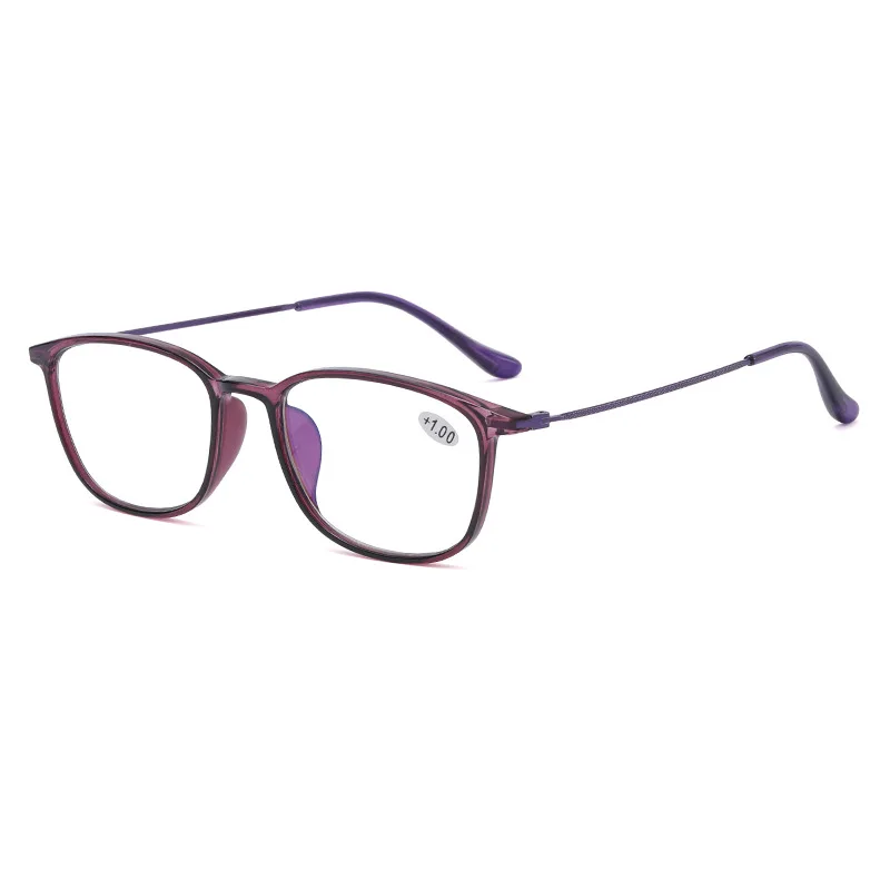 Модные женские очки для чтения с защитой от синего спектра красные фиолетовые