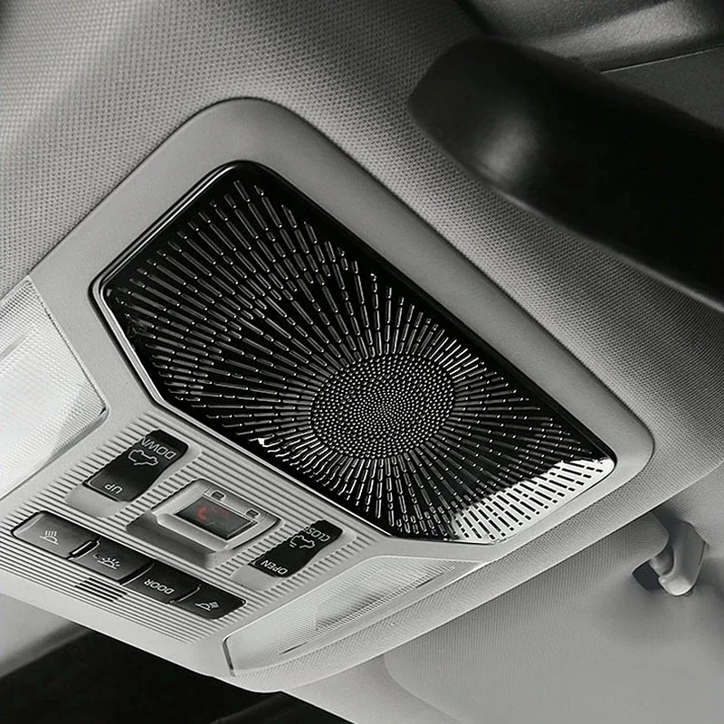 Фото Для Toyota RAV4 RAV 4 XA50 2019-2023 Гибридная передняя лампа для чтения, звуковая крышка, дверной громкоговоритель, стерео рамка, кольцевая крышка, накладка №2