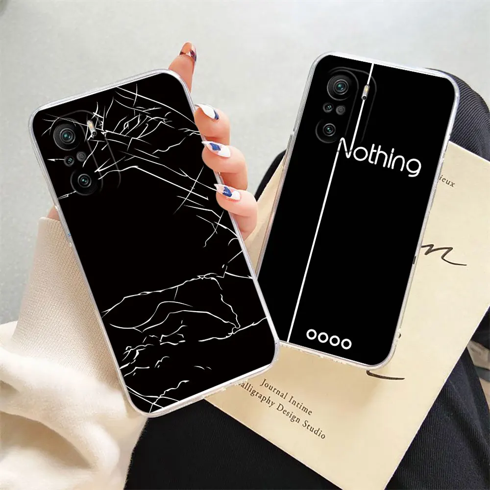 

Clear Phone Case For Redmi K60 K50 K40 K40S K30 K20 12C 10X 10A 9A 9 8 CC9 CIVI 2 Pro Case Funda Coque Simple Blackboard Drawing