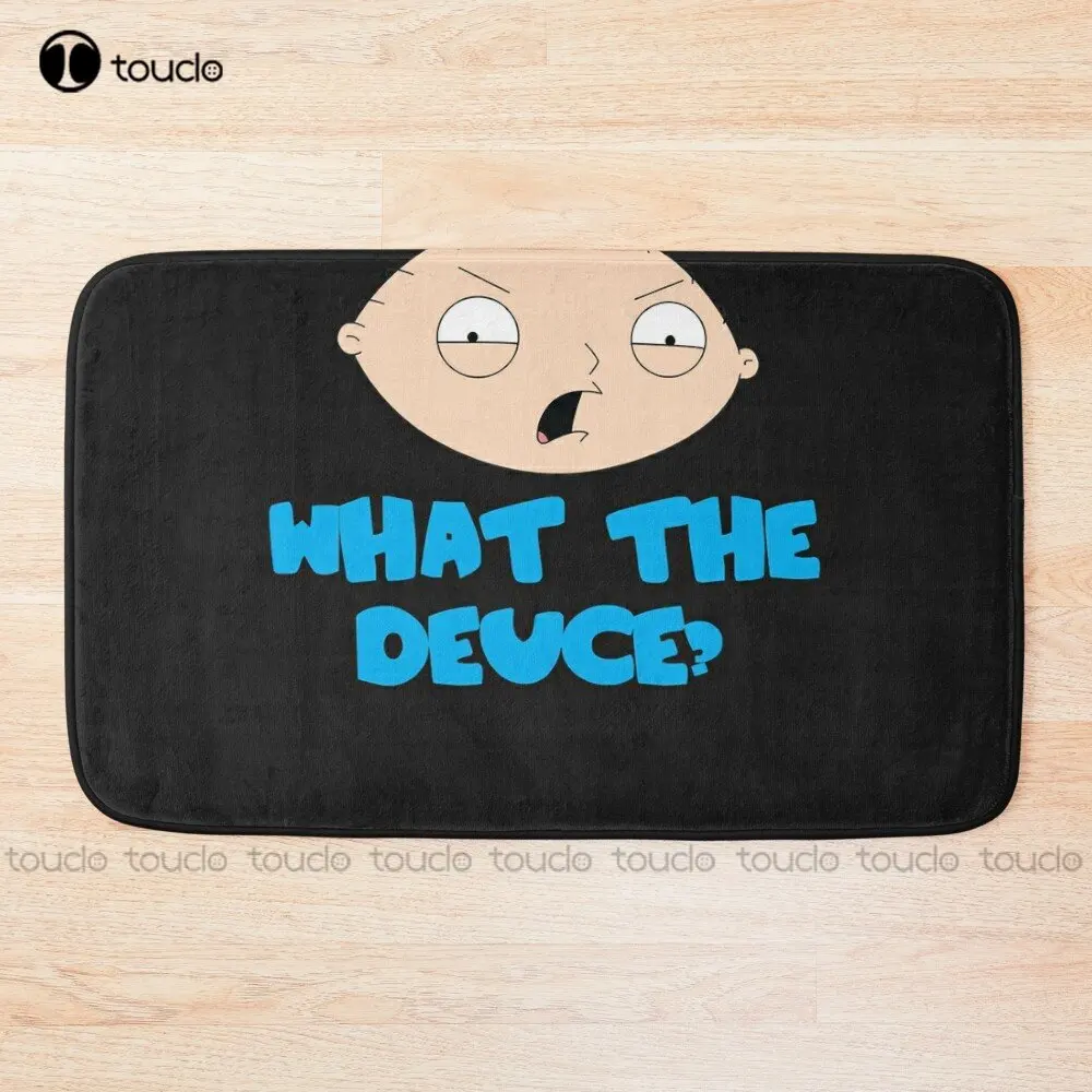 

What The Deuce Bath Mat Cartoon Bathroom Rugs Mat Meme Bath Carpet