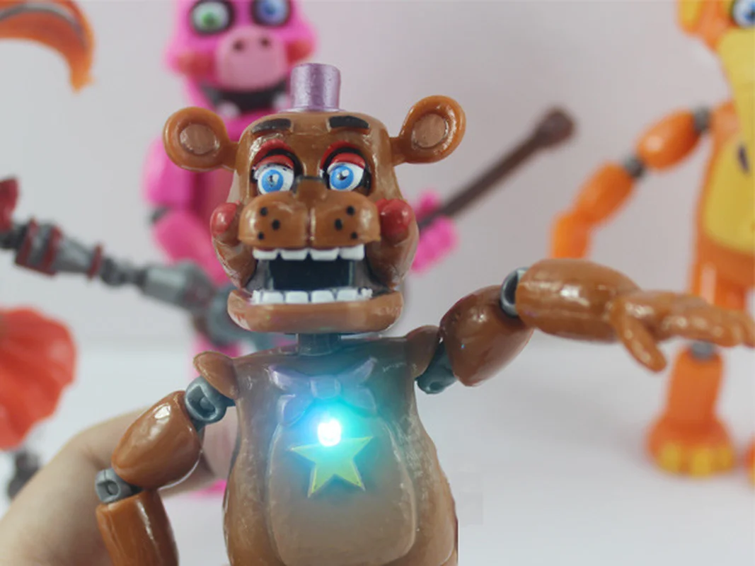 6 шт./компл. полночная игрушка медведь игрушки Fazbears симулятор пиццерии Ver Foxy Chica