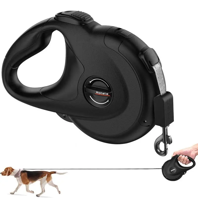 

Pet Leash Retractable Dog Walking Leash 13ft Heavy Duty Retractable Pet Leashes For Up To 110lbs Dogs One-Hand Brake