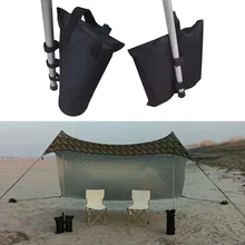 캠핑용 텐트 고정 샌드백, 옥스포드 샌드백, 해변 우산 캐노피 천막, 텐트 폴 피트 무게, 캠핑 용품