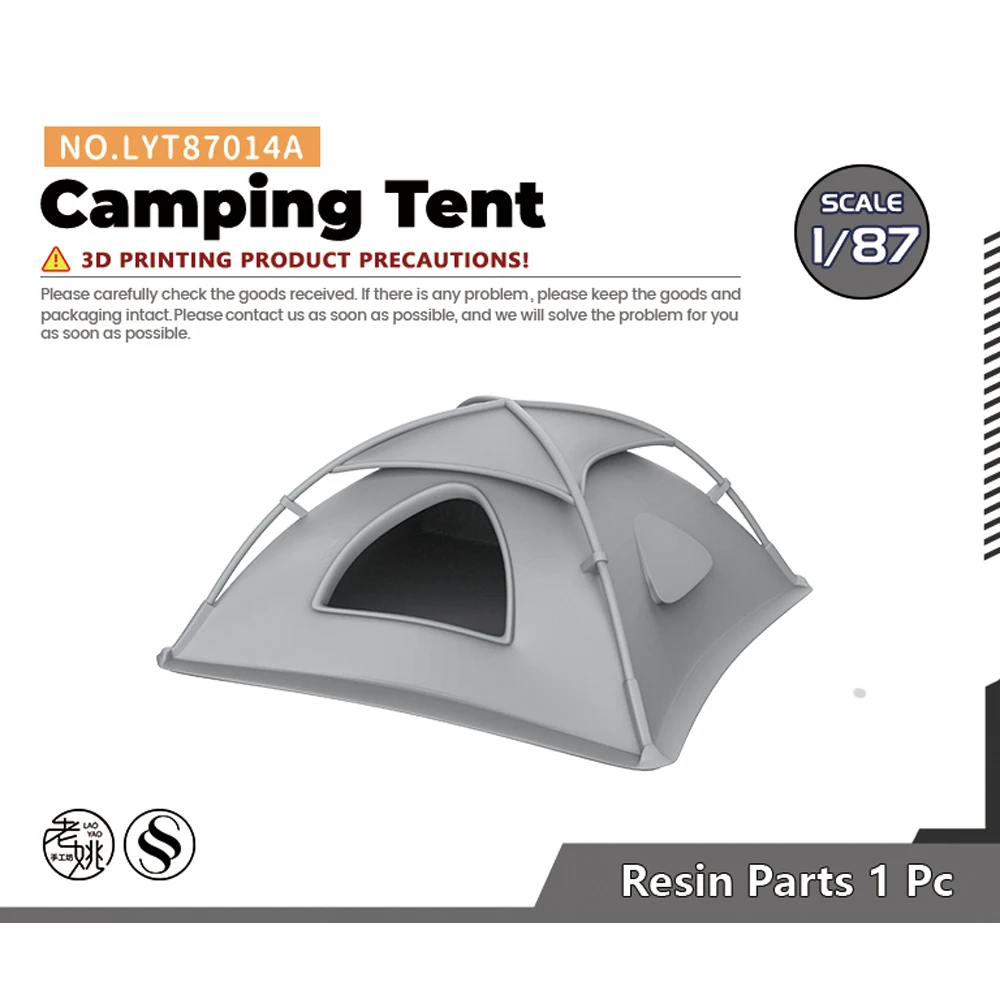 

Предварительная продажа 7! Палатка для кемпинга Yao's Studio LYT87014A 1/87 HO, 1 шт., для модели железнодорожного транспорта, реквизит для демонстрации