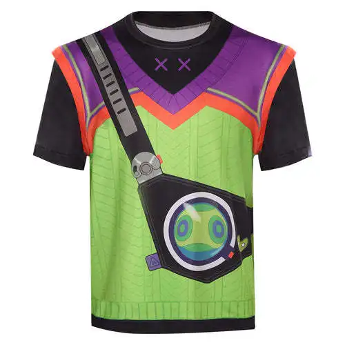 Мужской Костюм Для Косплея Valorant Heiko Летний Топ С Короткими Рукавами Повседневная