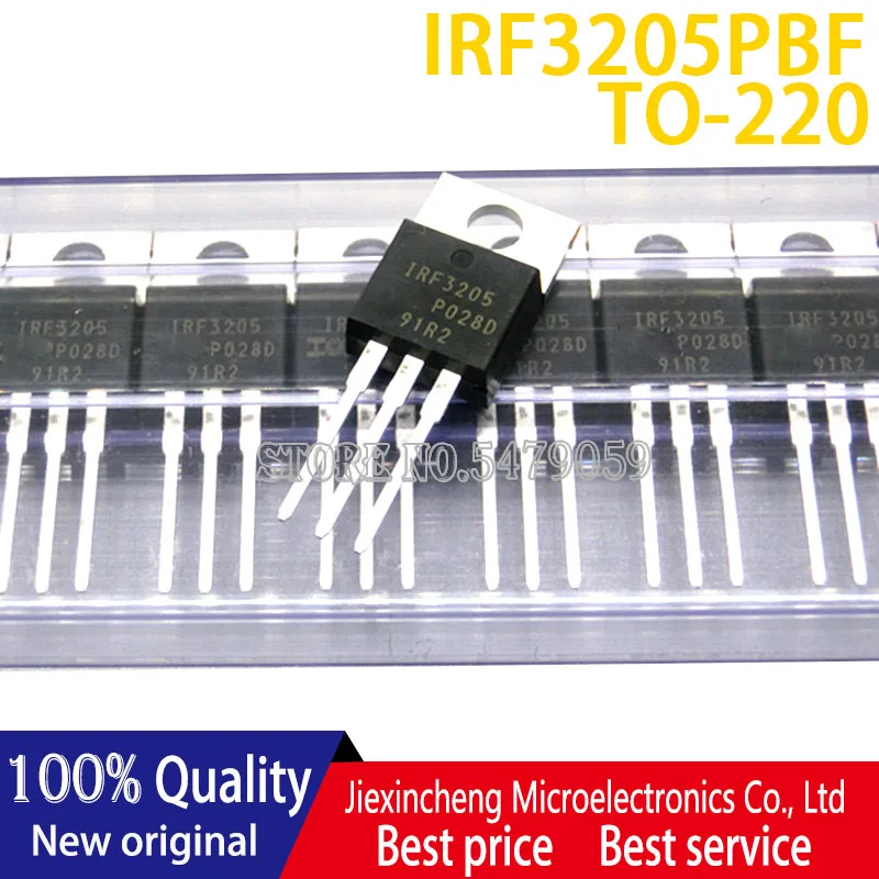 

Новинка, оригинальный МОП-транзистор IRF3205PBF IRF3205 TO-220 55V/110A, 5 шт.