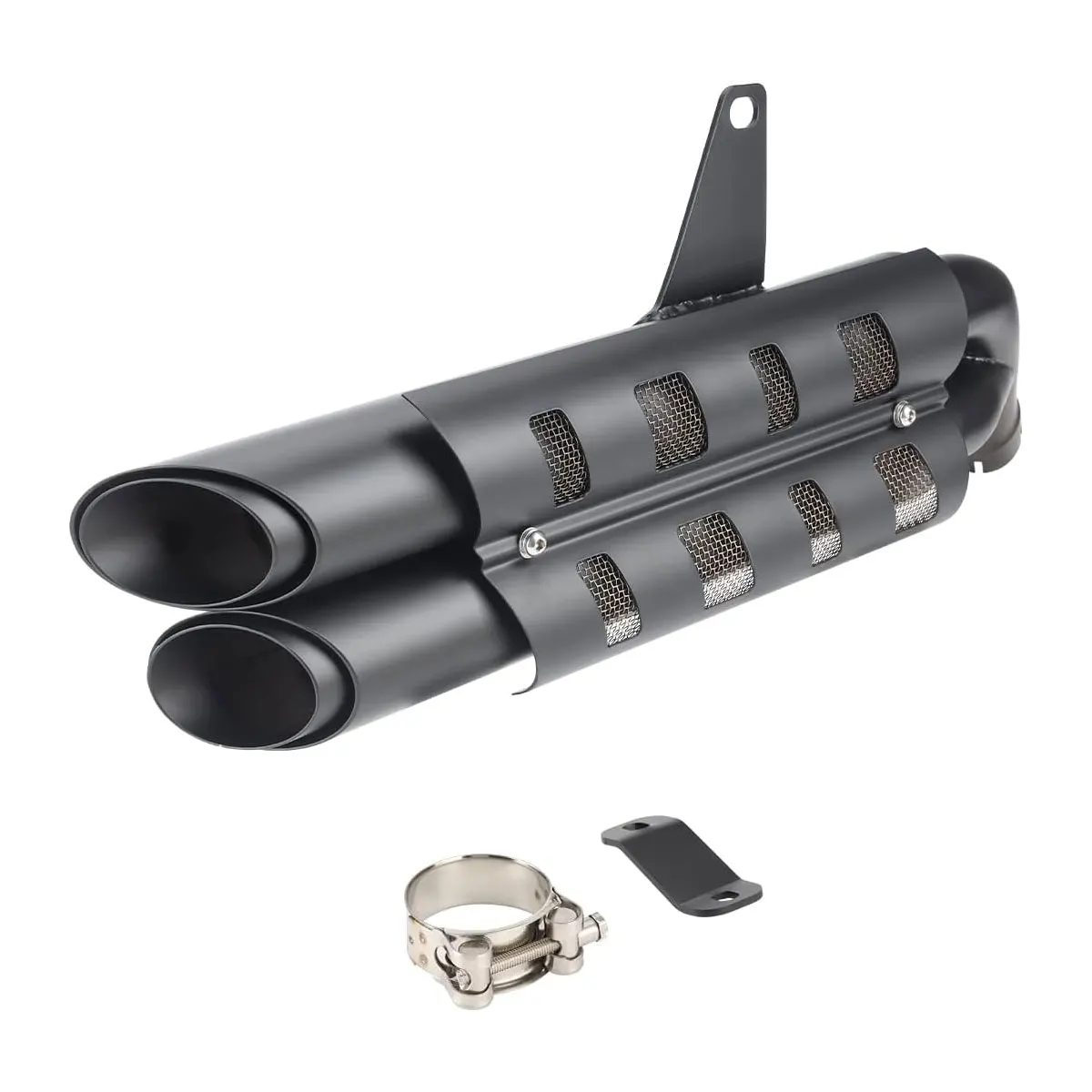 

Для CMX 300 CMX 500 Rebel 2017-2025 черный мотоцикл выхлопная труба глушителя с комплектом теплозащитной крышки