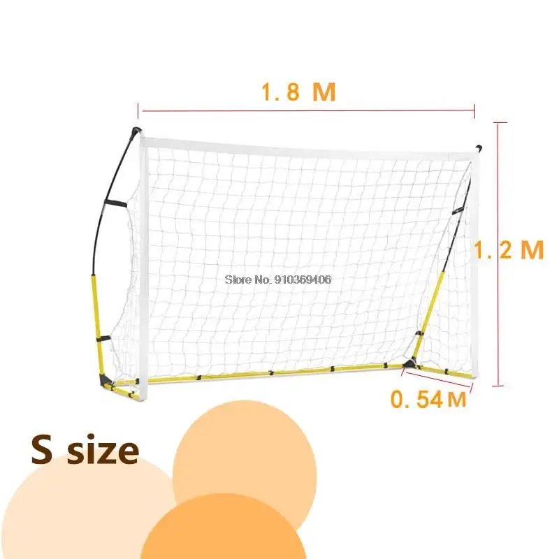 Portable Folding Football Goal Outdoor Adults Kid Soccer Sport Exercise Net Professional Football Training Equipment Accessories