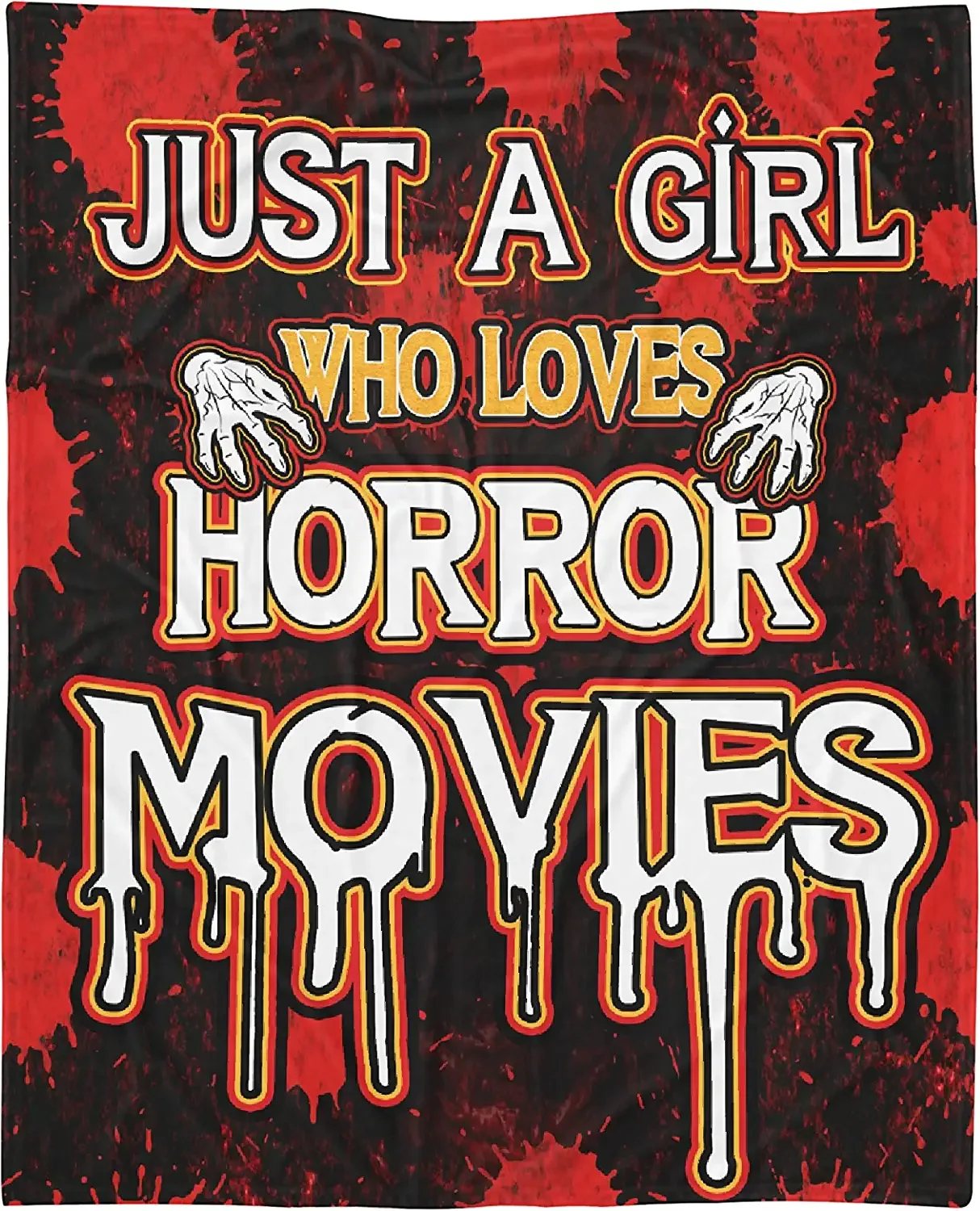 

Мягкие одеяла для кондиционера для девочки, которая любит ужасы, подарок на Рождество, Хэллоуин, день рождения