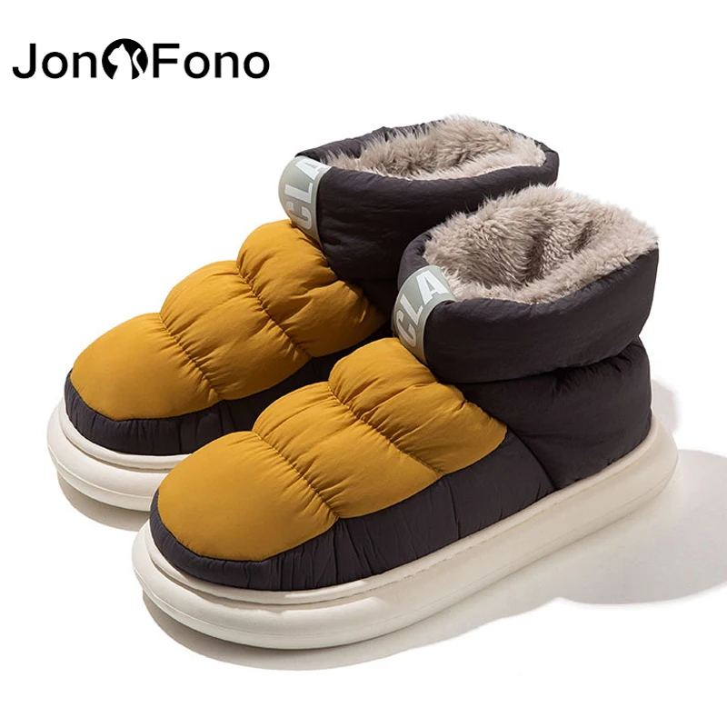 

Новые поступления женских зимних сапог jonoтелефона, плюшевые теплые женские зимние ботинки с мехом, женские повседневные ботильоны разных ц...