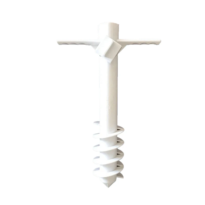 

Outdoor Beach Umbrella Sand Anchor With 5-Tier Screw Safe Stand for Strong Winds