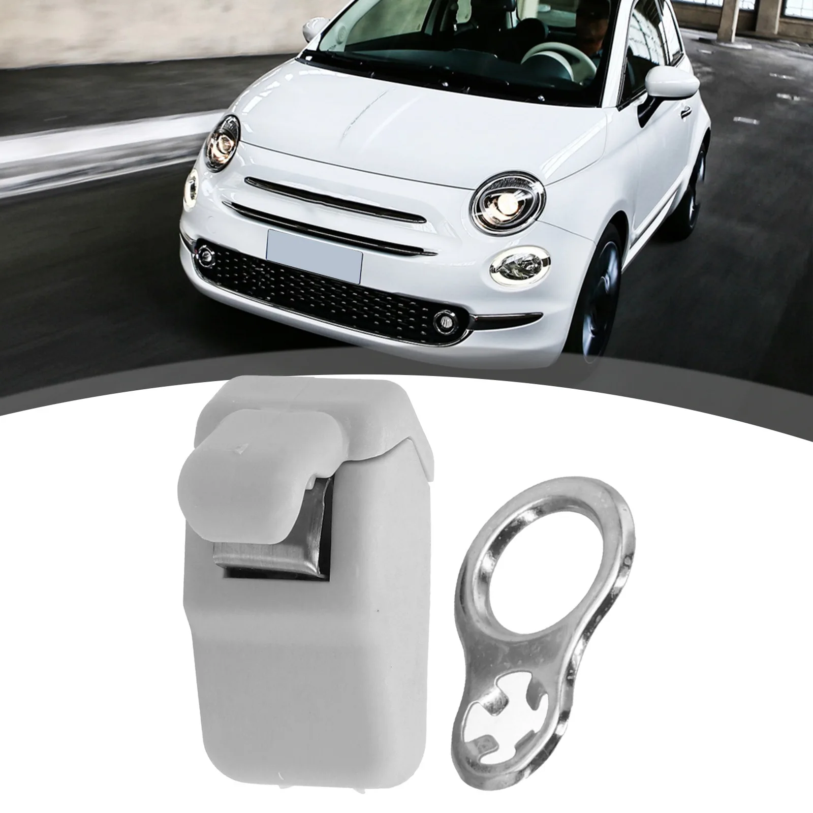 Автомобильный внутренний солнцезащитный козырек зажим 5ND86MS7AA для FIAT 500L 2014-2017