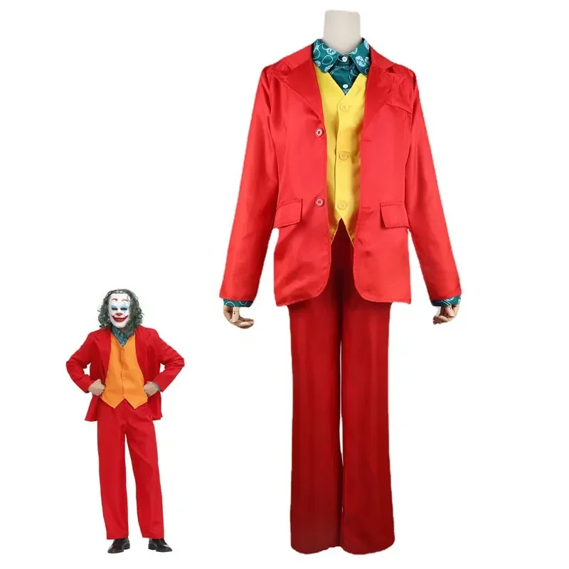 

Movie Joker Costume COS Adults Suitable for Halloween Party Carnival Stage Performance Clown Cosplay Costume