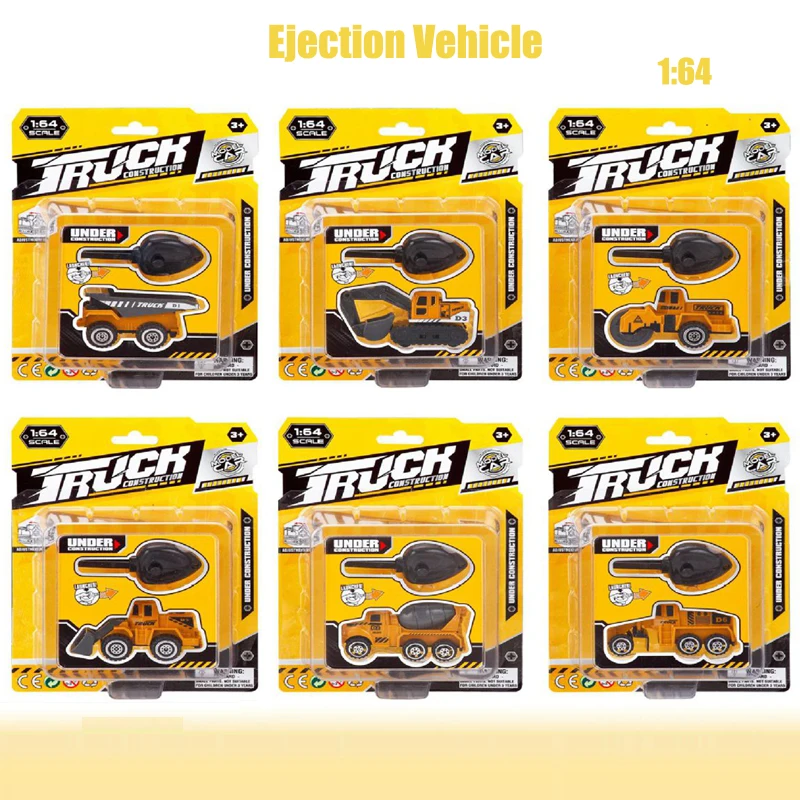 1:64 эжектор автомобиля Игрушечная модель оригинальный экскаватор грузовик
