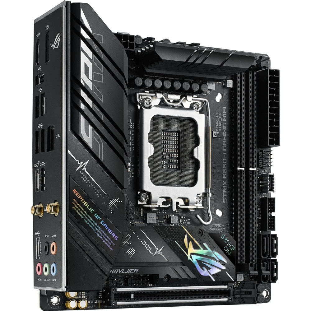 Материнская плата ASUS ROG STRIX B660-I GAMING WIFI LGA 1700 Intel B660 mini-ITX Ret |