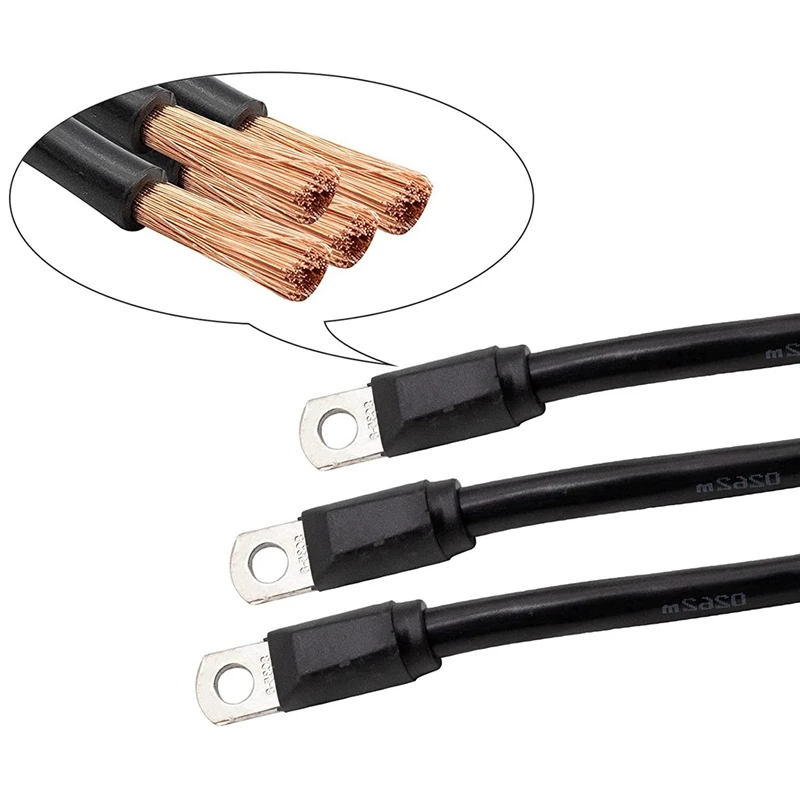 Сверхмощный аккумуляторный кабель для гольф-кара набор из 7 предметов 4 калибра