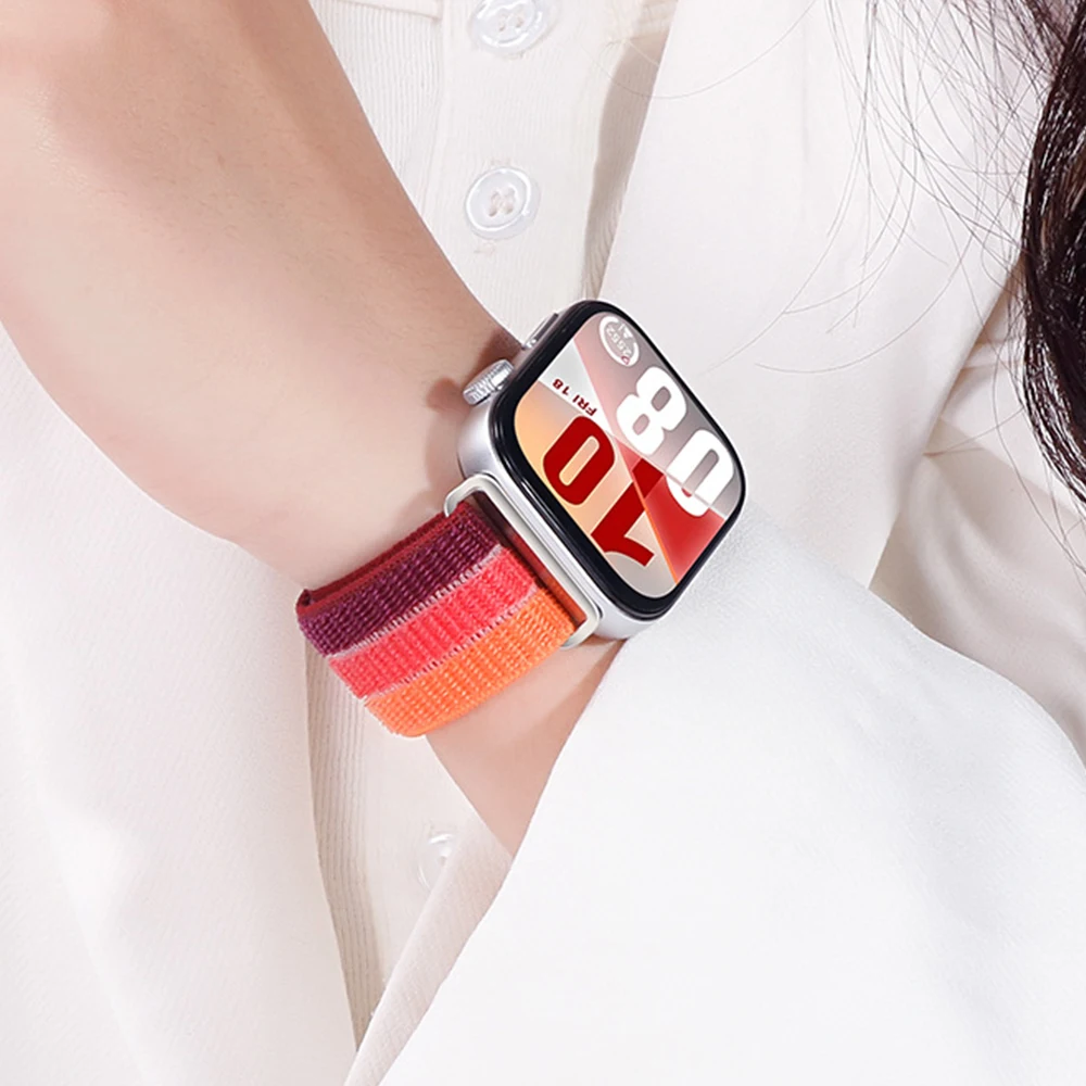 Нейлоновый плетеный ремешок для HUAWEI WATCH Fit 5  Fit5 Pro Fit4, оригинальный ремешок 1:1 для HUAWEI Fit 4 3, спортивный ремешок для часов. (art.: 3920da86fe8aa) - 3920da86fe8aa