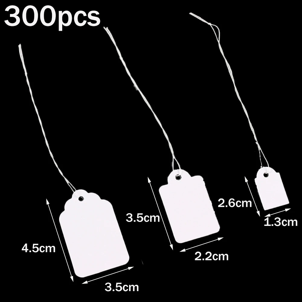 Белые этикетки для ценников 100/300 шт