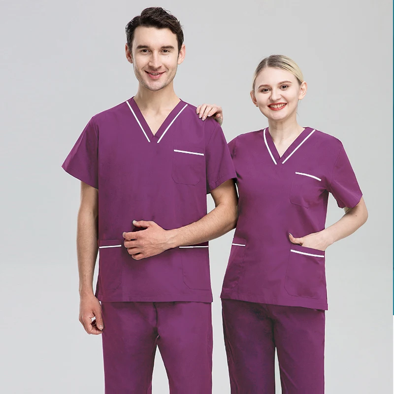 

Unisex Scrubs Surgical Suit Nursing Uniform Medical Clothes Woman Workwear Novelty Special Use Doctor Coveralls Hospital Costume