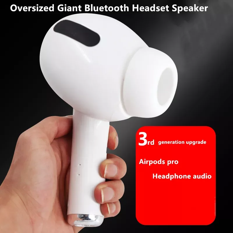

Giant earphone Mode Speaker Wireless Bluetooth Headset Portable 5W Speaker Stereo Music Loudspeaker FM Radio Playback soundbar