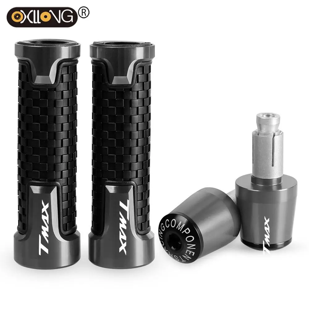 

FOR YAMAHA TMAX 500/530/560 TMAX500 TMAX530 TMAX560 CNC Hndlebar Grips Ends Weight handle bar grip end Anti Vibration Silder