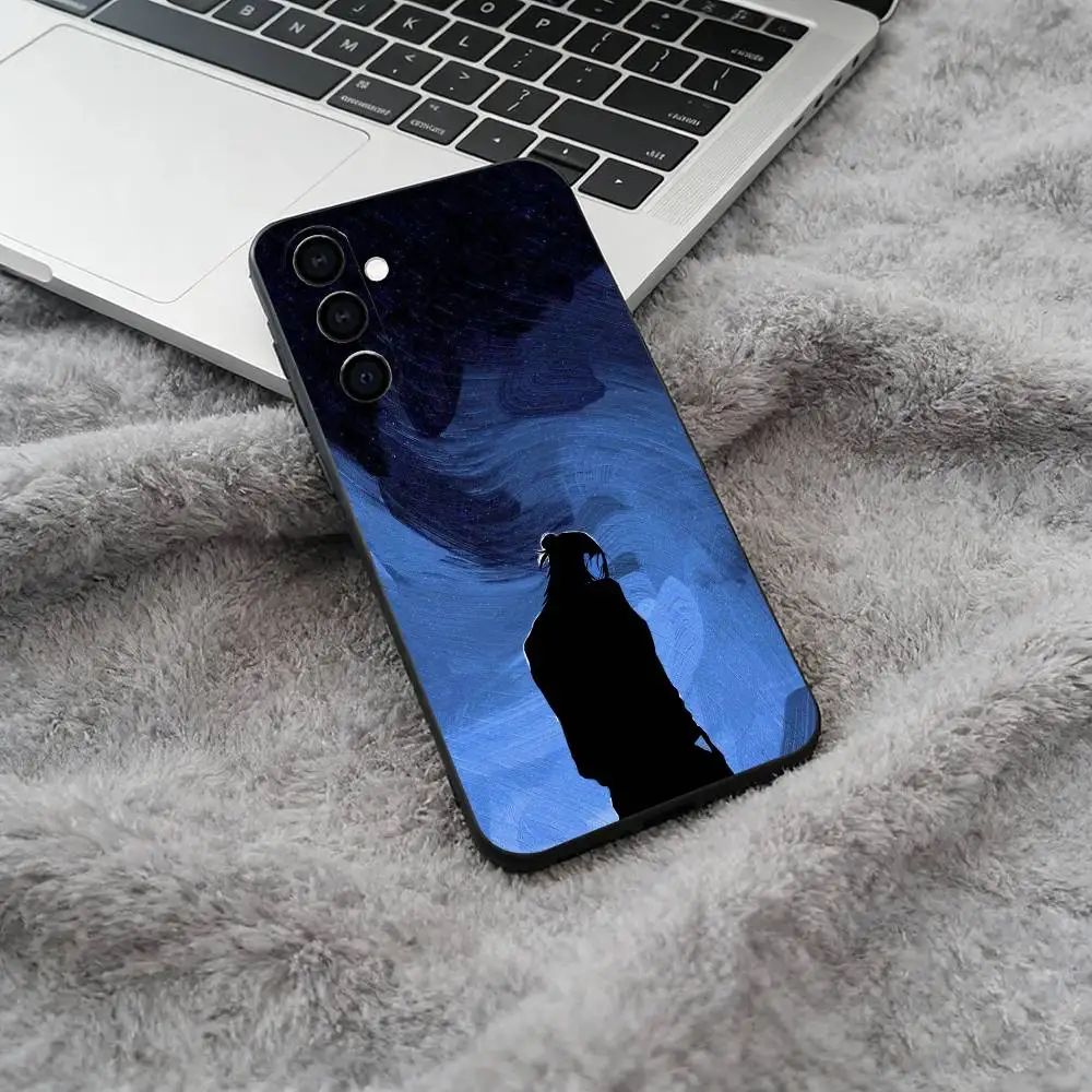 Фото Мягкий силиконовый чехол для телефона J-J-ujutsu Kaisen-S-uguru-Geto для Samsung Galaxy A73/A71/A72/A70/A53/A52/A51 - черный №3