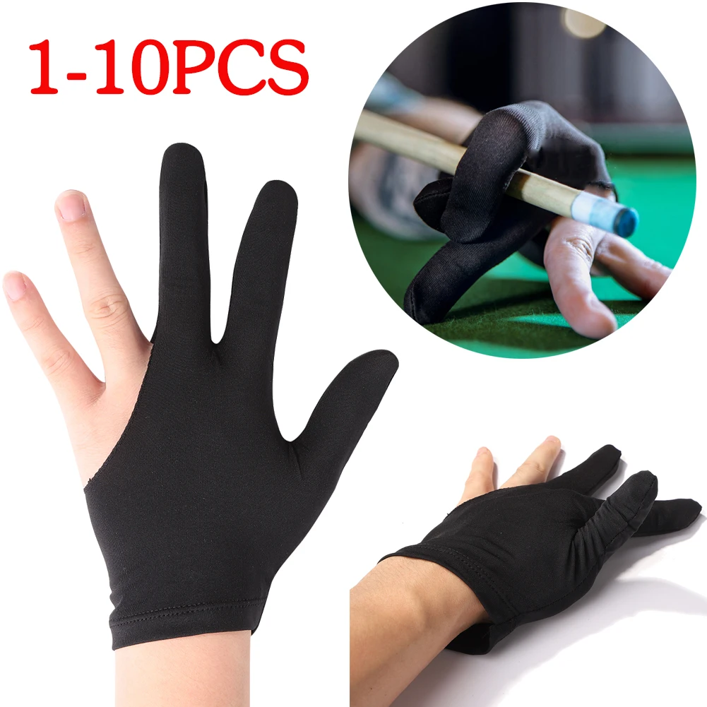 

Professional Billiards Gloves Anti-slip Pool Shooters Open 3 Fingers Glove Billiard Gloves High Quality Billiard Accessories