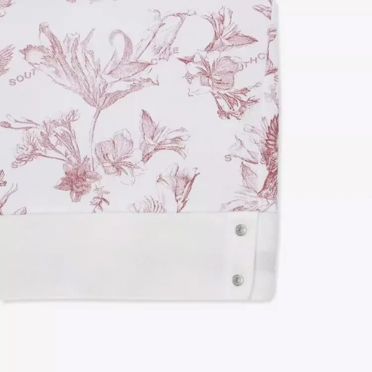 Women's Golf Casual Round Neck Floral Print Short Sleeve Summer Tee Tshirt