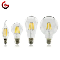 2468w e27 e14 retro edison led filament bulb lamp ac220v glass light bulb c35 g45 a60 st64 g80 g95 g125 vintage candle light