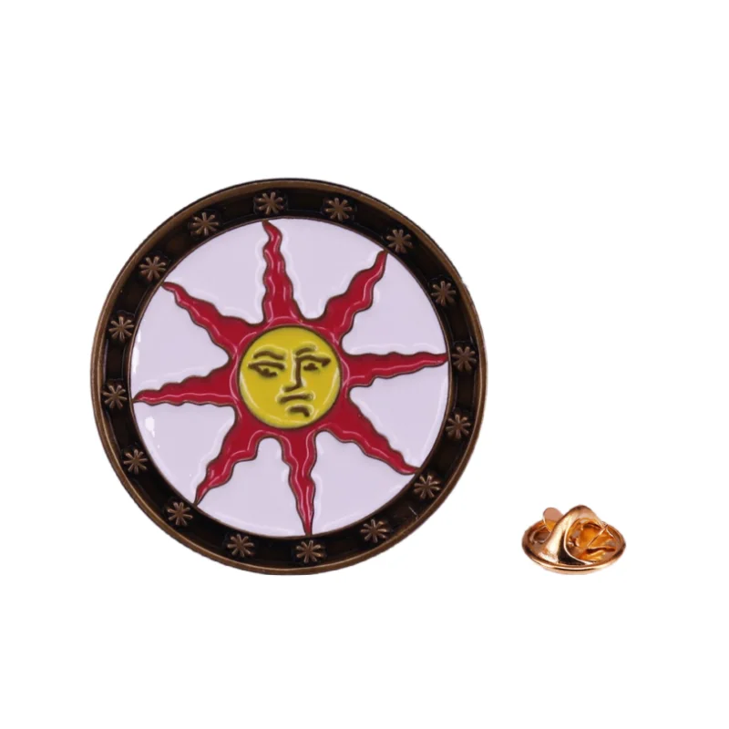 Новый DARK SOULS Solaire of Astora Sunlight Shield игровая периферия двумерный персонализированный металлический значок креативная брошь в подарок (art.: 3920cd8b80b48) - 3920cd8b80b48