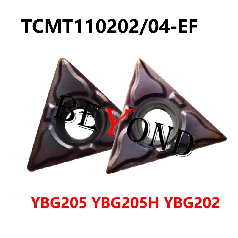 TCMT 110202 -EF YBG202 110204 YBG205 100% оригинальные твердосплавные вставки токарный станок с