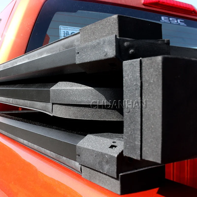 Тройной чехол Tonneau для Nissan Navara 2014 NP300 D22 электрический выдвижной грузовика