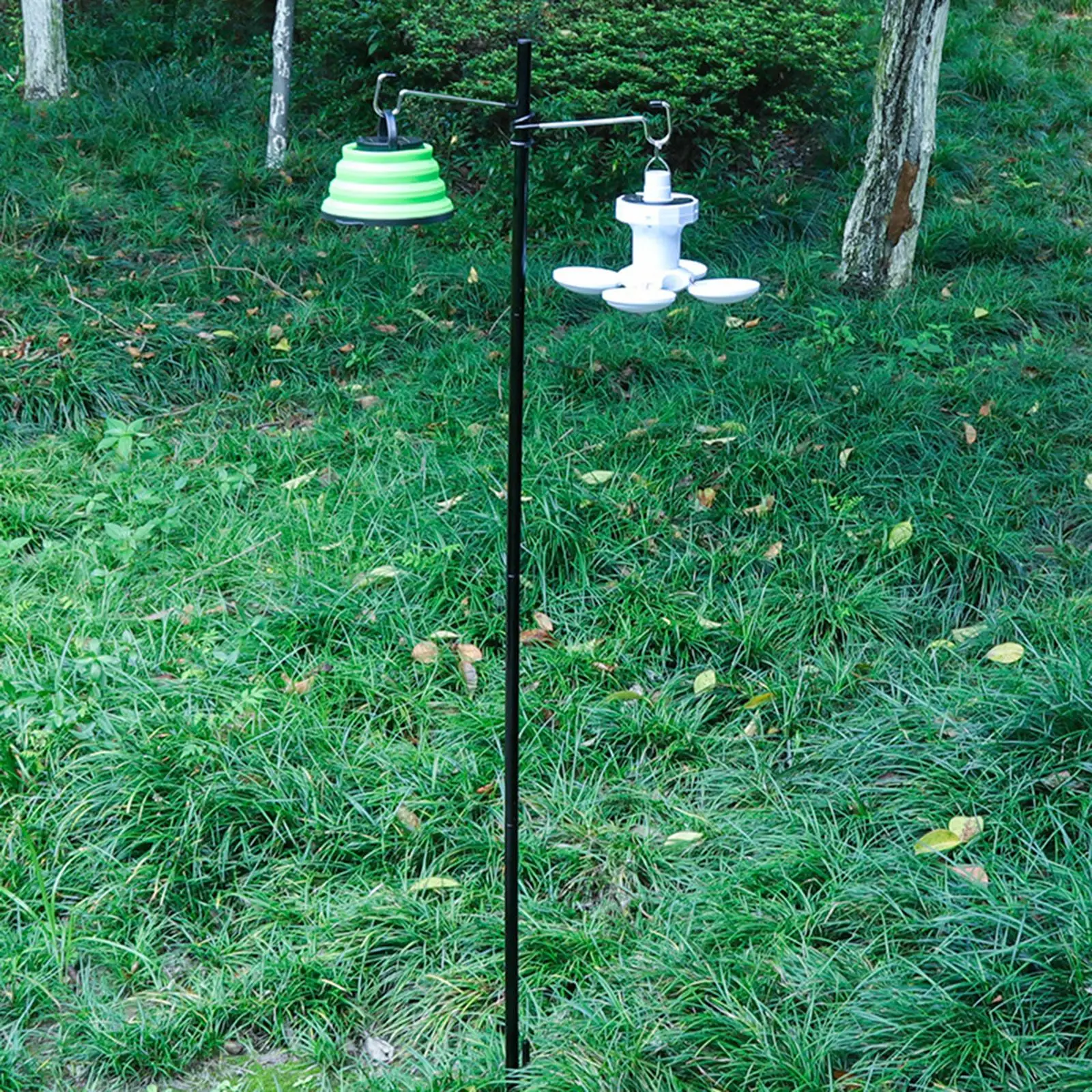 

Portable Camping Lantern Stand Collapsible Night Accessories Lamp Bracket Lamp Post Pole for Garden Outdoor Hiking Camping BBQ