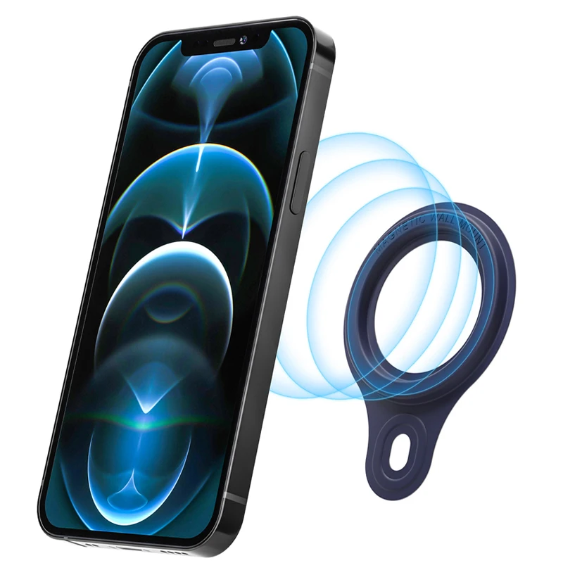 

Magnetic Ring Holder Mag For Safe Wall Mount Magnet Phone Stand Metal Plate Iron Sheet Holder For iPhone 13 12 11Pro Max 12 Mini