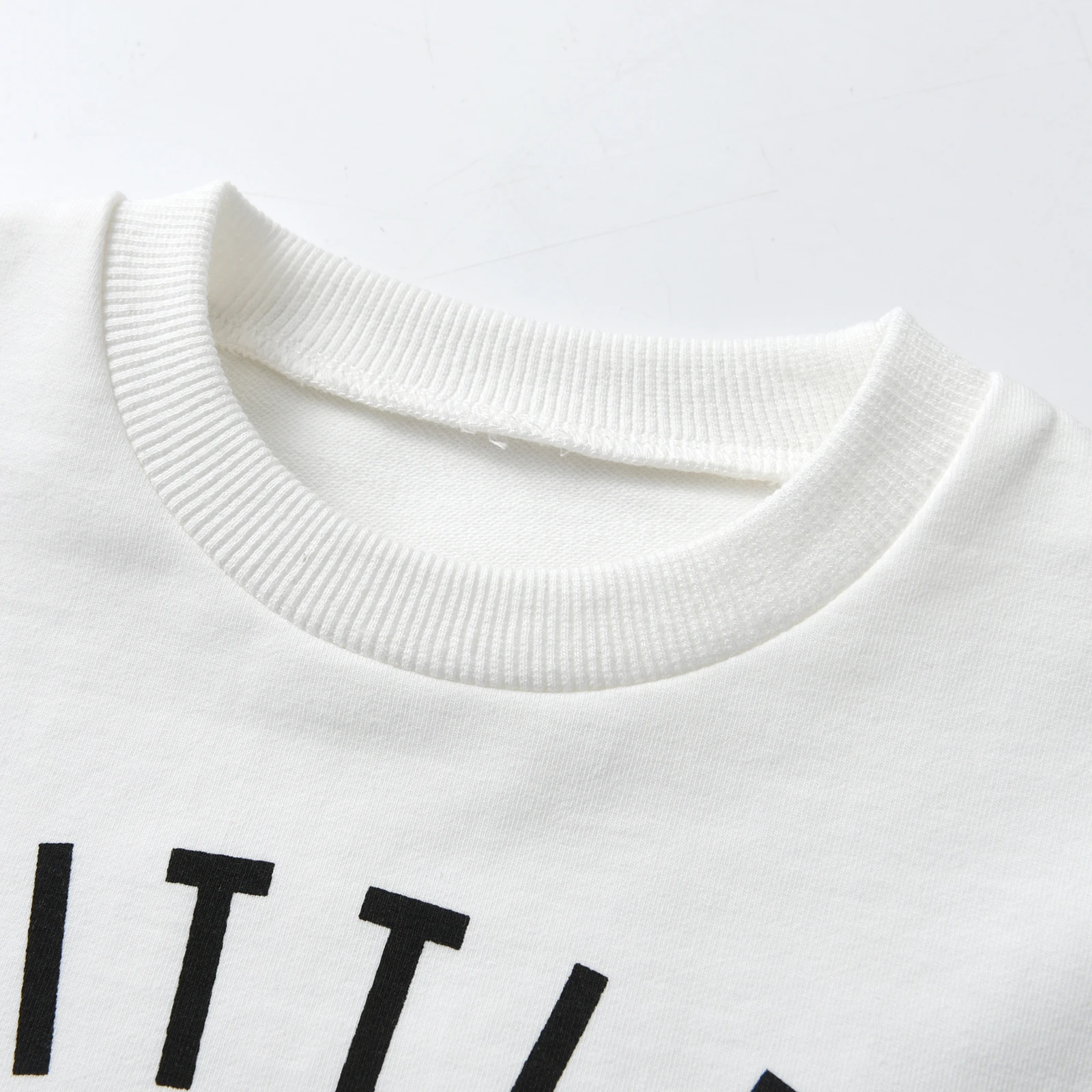 2 шт. хлопковая футболка с длинным рукавом и штаны для мальчиков