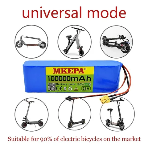 KEPAH 10S2P 36В 100000 мАч литий-ионная батарея для электроскутера