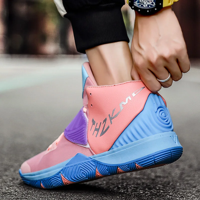 Трендовые женские кроссовки Баскетбольная обувь мужская для пар дышащая удобная