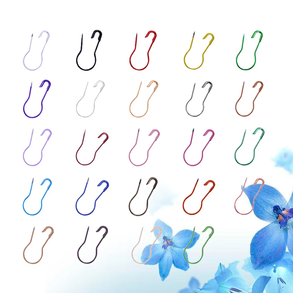 

Safety Pin Bulb Gourdcalabash Markers Metal Stainless Steel Quilting Assorted Clips Knittingfor Sewing Knit Color Holders
