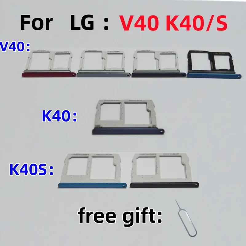 Кронштейн для слота SIM-карты SD-карты LG V40 ThinQ K40 k40s x420hm x430emw v405ua v409n