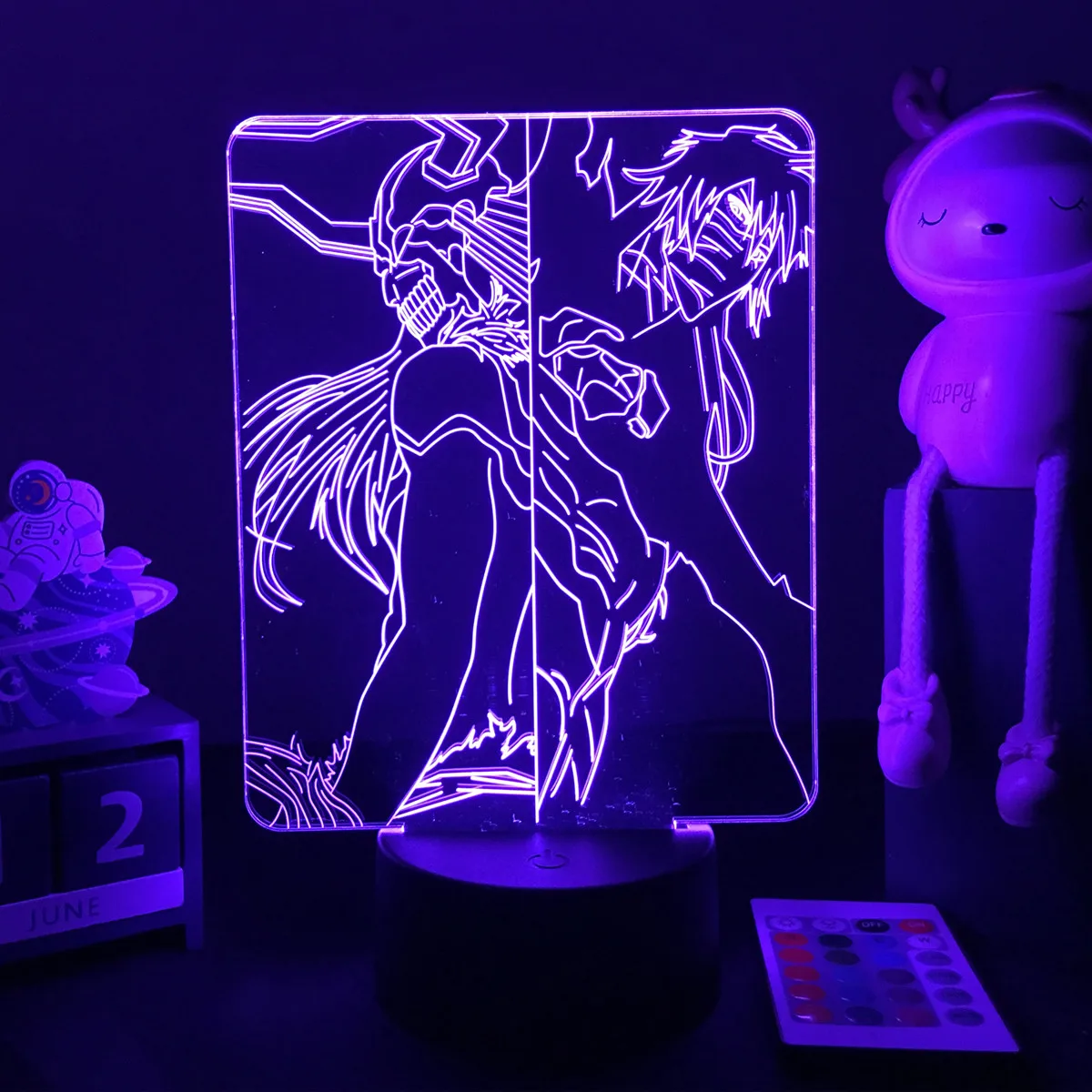 

3D Anime Lamp Bleach Night Light for Bedroom Decoration Nightlight Cool Birthday Gift Acrylic Led Night Light Bleach Manga