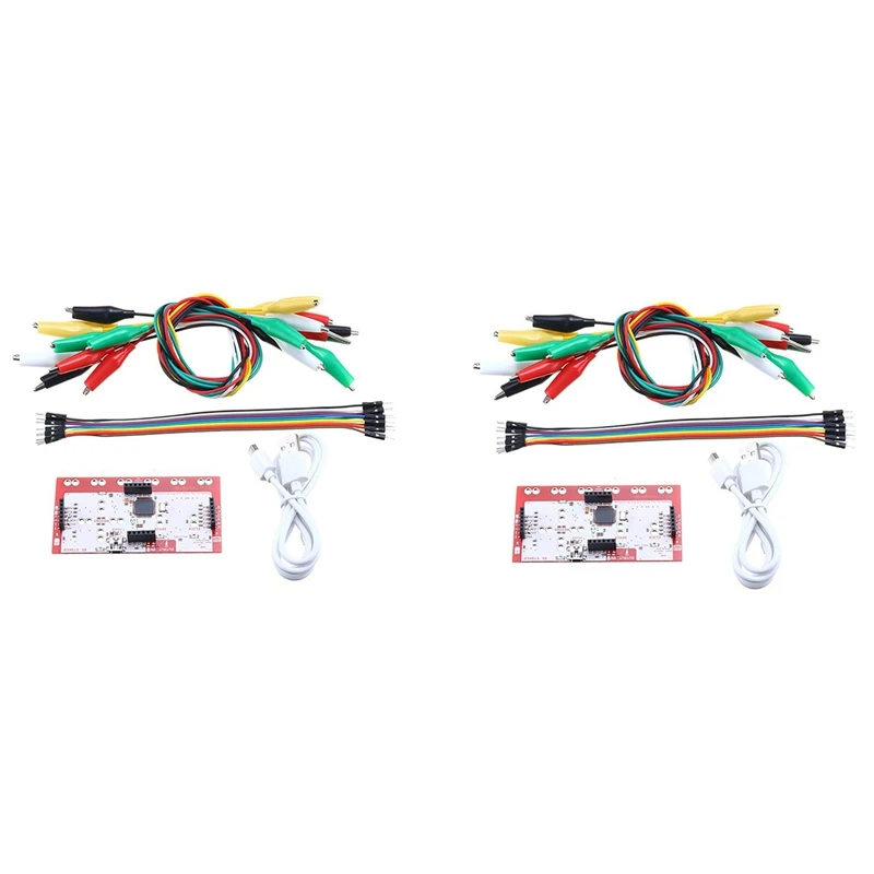 

2Set For Makey Main Control Board Controller Module DIY Kit With USB Cable Clip For Makey Practical Child's Gifts