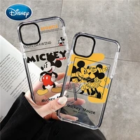 disney cartoon mickey and minnie phone case for iphone 13 12 mini 11 pro xs max x xr 6 7 8 se 2 3