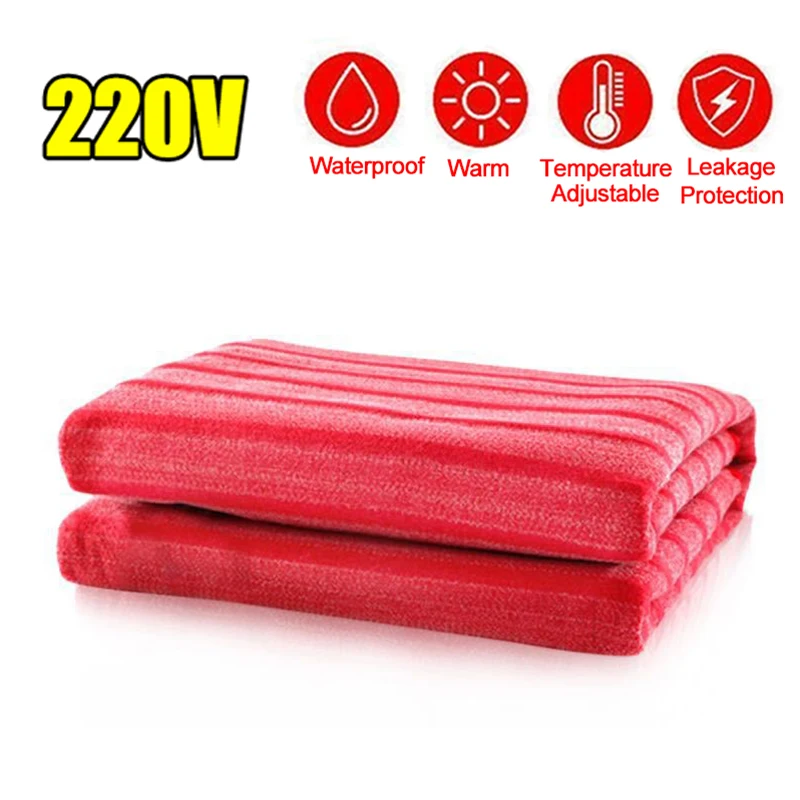 Electric Blanket for Beds Heating Mattress Winter Body Warmer for Student Dormitory Car Home with 2 Modes Control 220V