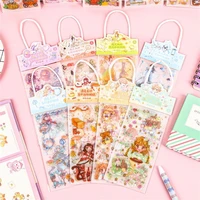 diary sticker fashion pet soft touch diary notebook planner scrapbook sticker student prize scrapbook sticker craft sticker