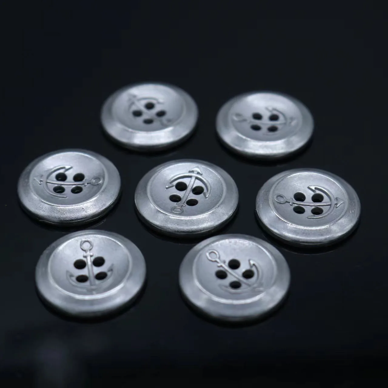 

15mm metal silver sewing button anchor shirt buttons metal button 50ps