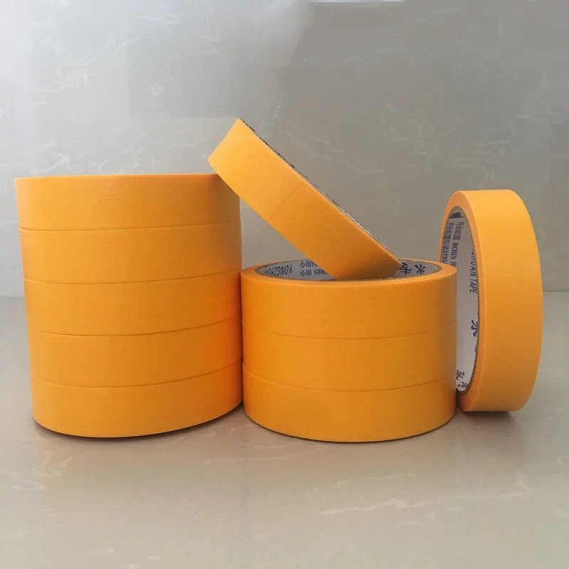 Желтая Акварельная лента для маскировки 20 ярдов клейкая бумага рисования