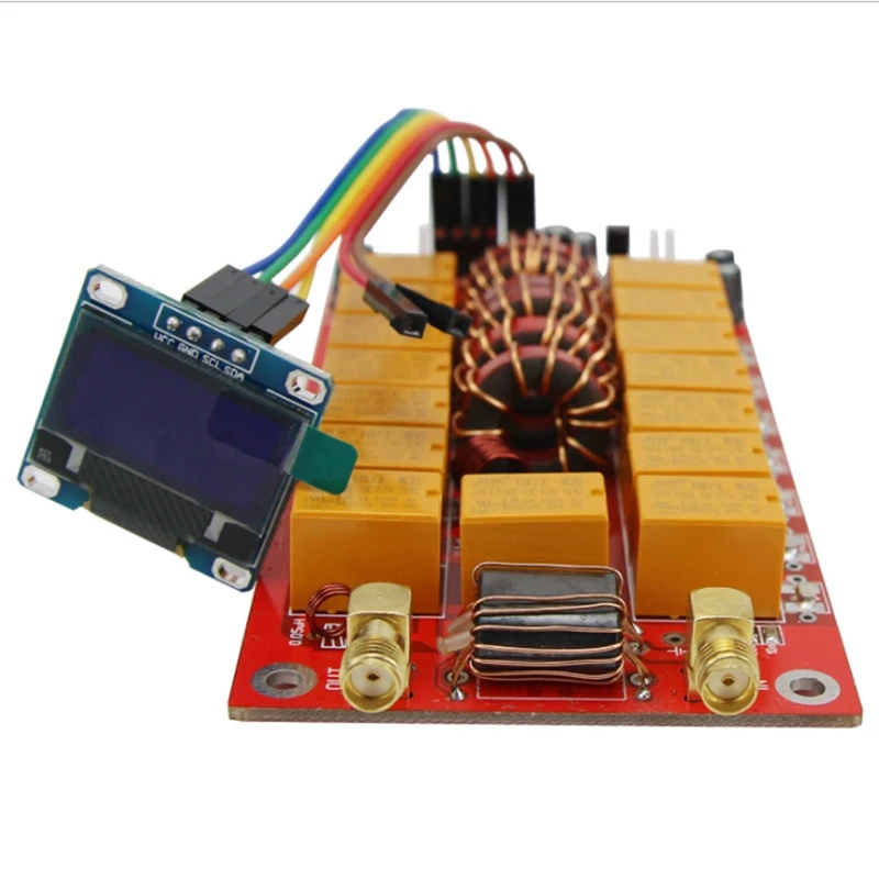 

Top Finished/Assembled Kits ATU-100 Automatic Antenna Tuner Board 1.8-50Mhz 100W By N7DDC 7X7 With 0.96Inch OLED Display