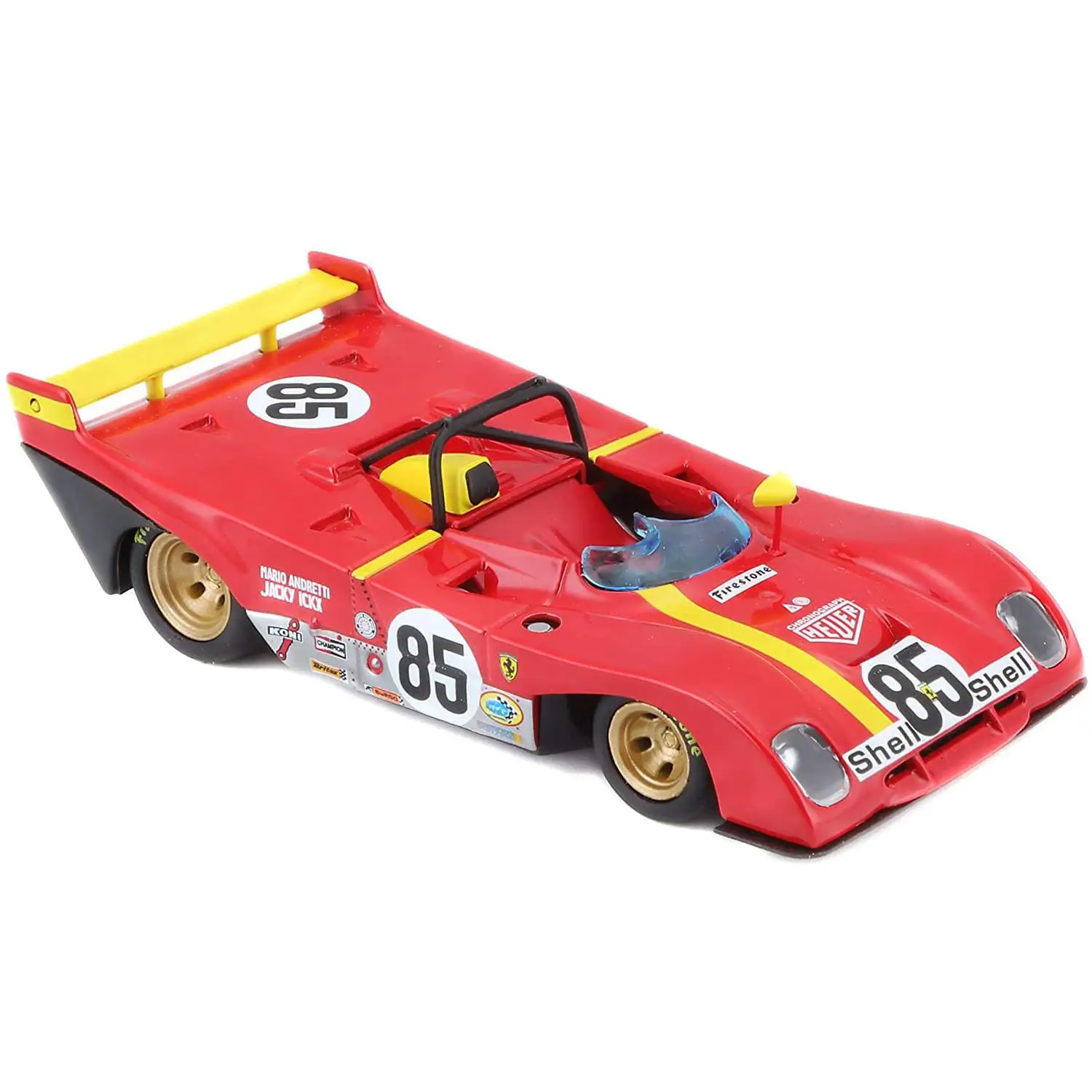 Bburago Коллекционная машинка Феррари 1:43 Ferrari Racing - 312 P 1972 красная |