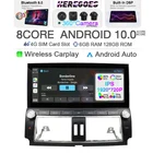 Carplay 360 камера Android 10 автомобильное радио для Toyota land cruiser prado 150 2014-2017 GPS мультимедийный плеер Wifi Navi Stereo 128G
